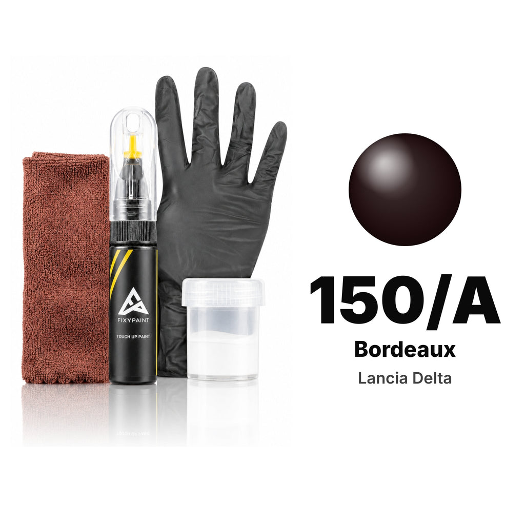 Touch-up paint for Lancia Delta 150/A Bordeaux, Complete kit
