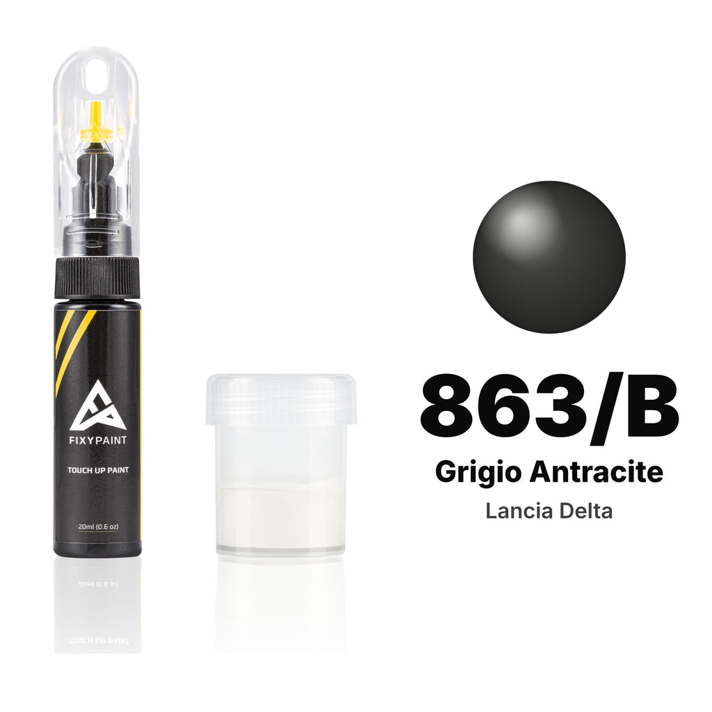 Vernice ritocco per Lancia Delta – 863/B Grigio Antracite (2013–2014), kit Standard