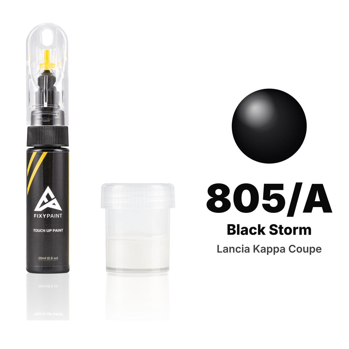 Touch-up paint for Lancia Kappa Coupe 805/A Black Storm, Standard kit