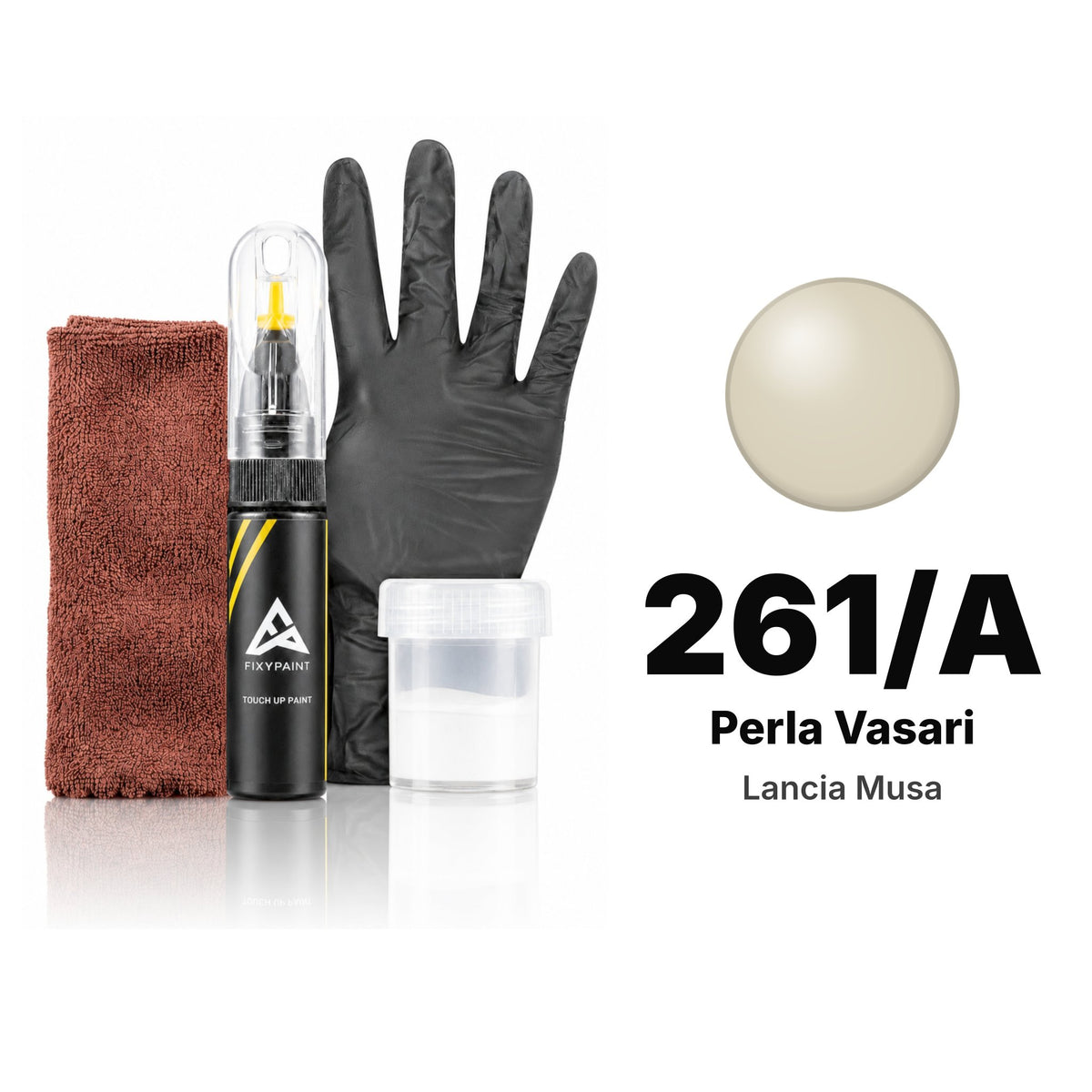 Touch-up paint for Lancia Musa 261/A Perla Vasari, Complete kit