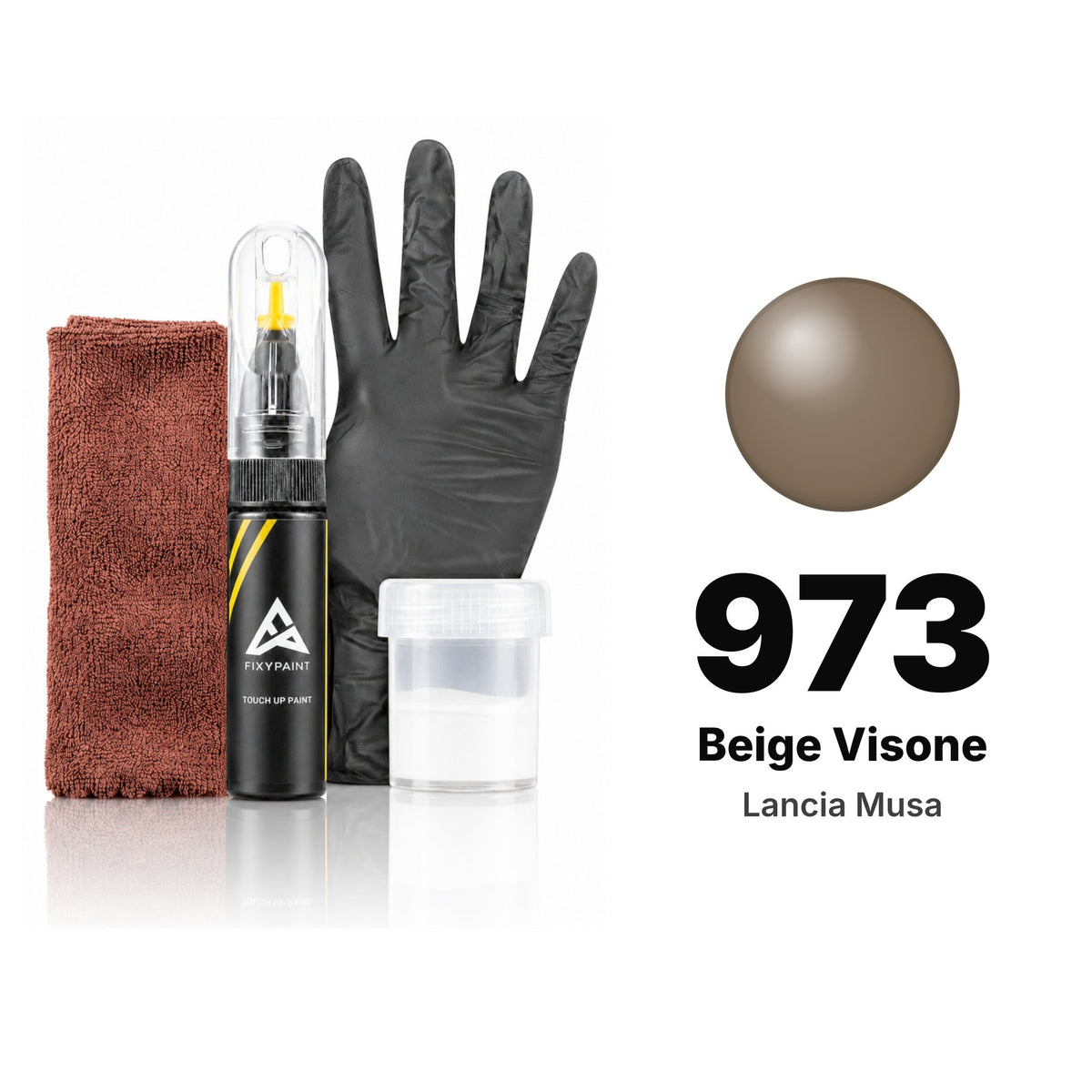 Pintura de retoque para Lancia Musa – 973 Beige Visone (desde 2006), kit Completo