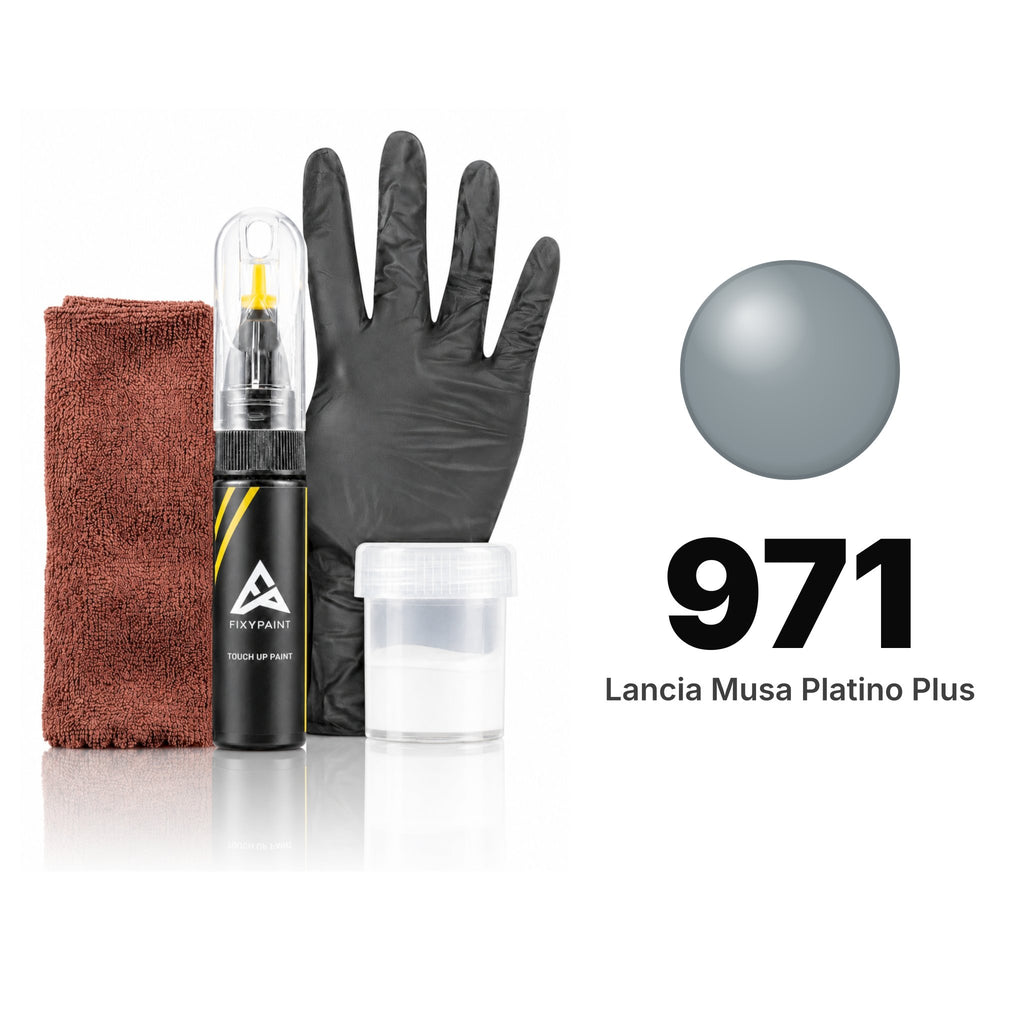 Touch-up paint for Lancia Musa Platino Plus 971, Complete kit