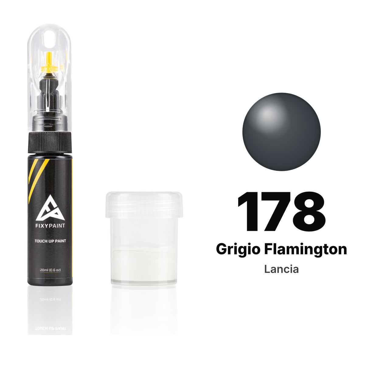 Vernice ritocco per Lancia – 178 Grigio Flamington (tutti i modelli, 1966–1970), kit Standard