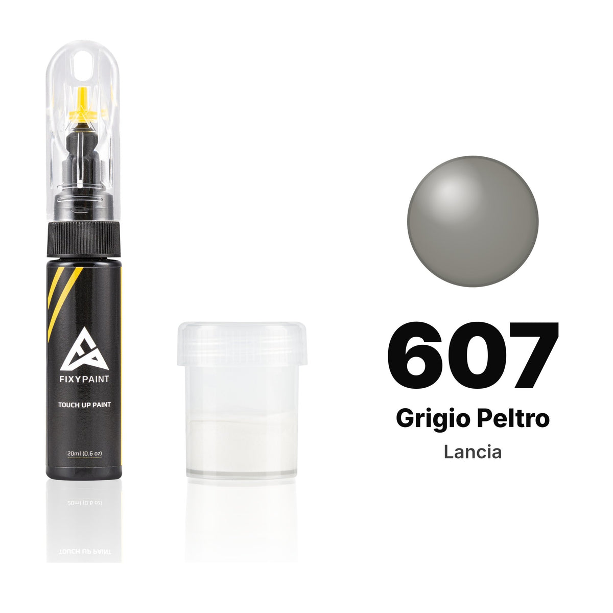 Lackstift für Lancia – 607 Grigio Peltro (alle Modelle, 1985–1987), Set Standard