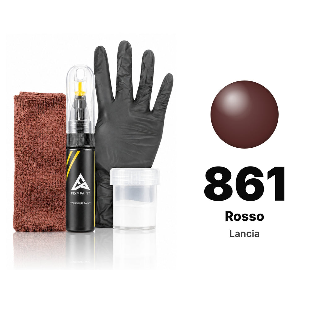 Vernice ritocco per Lancia – 861 Rosso (tutti i modelli, 1987–1988), kit Completo