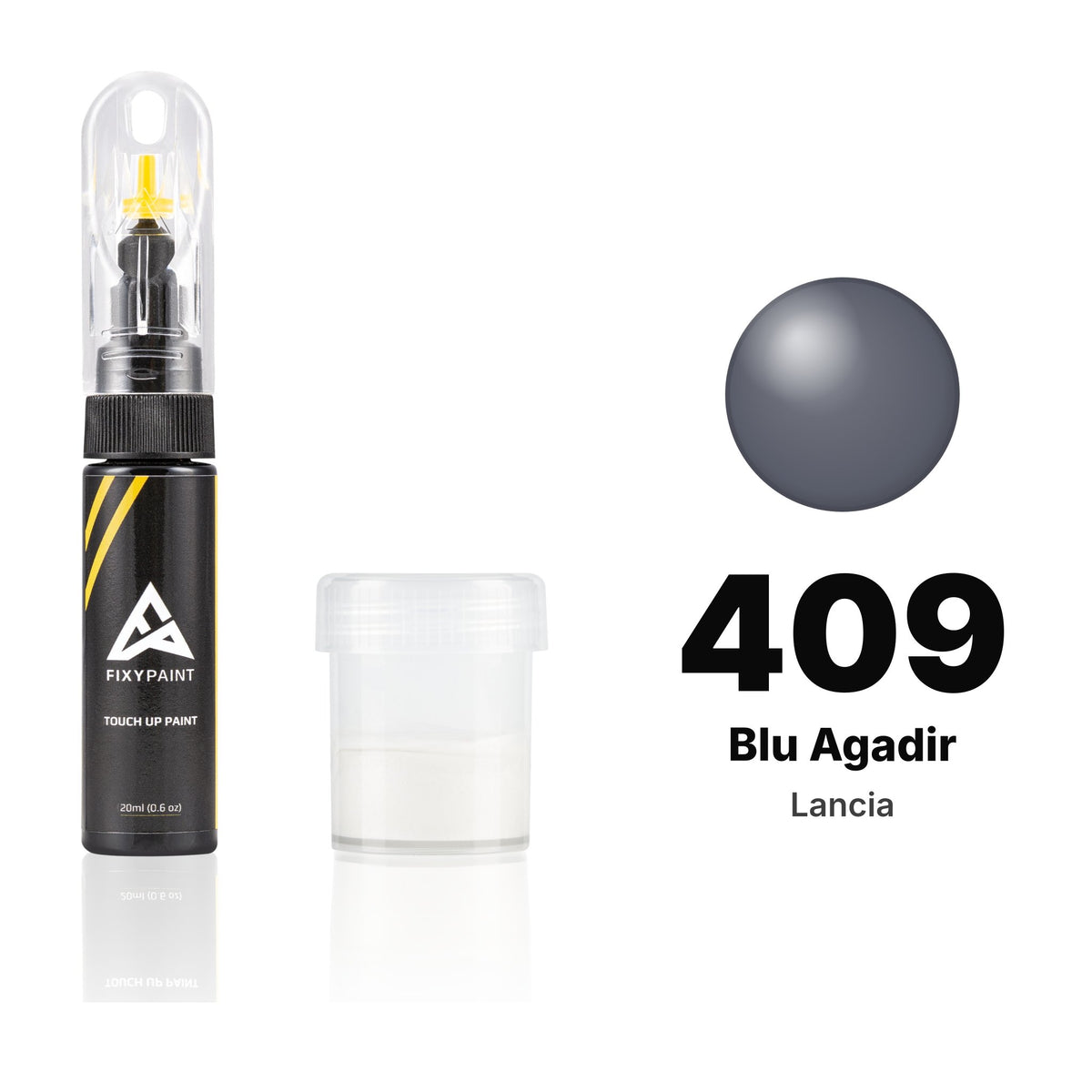 Vernice ritocco per Lancia – 409 Blu Agadir (tutti i modelli, 1988–1990), kit Standard