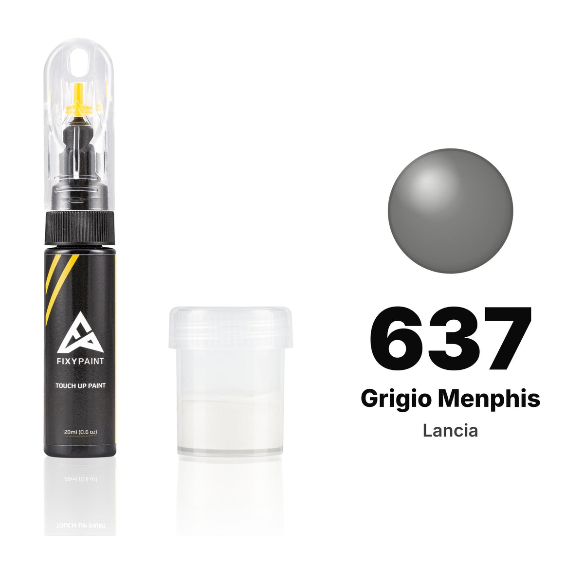 Touch-up paint for Lancia 637 Grigio Menphis, Standard kit