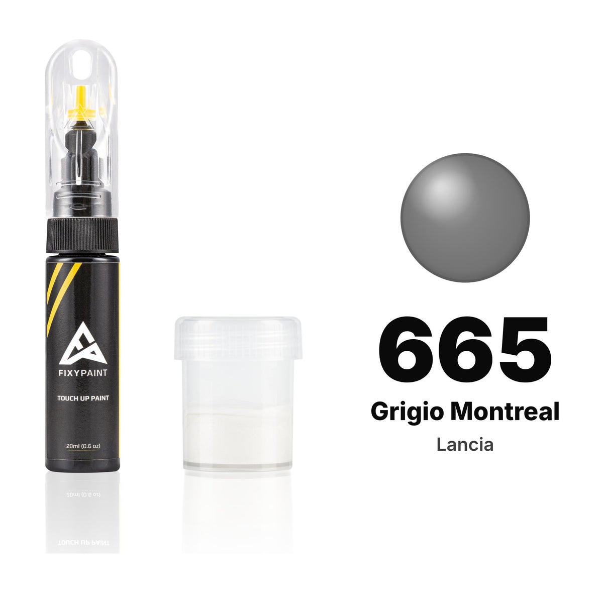 Touch-up paint for Lancia 665 Grigio Montreal, Standard kit
