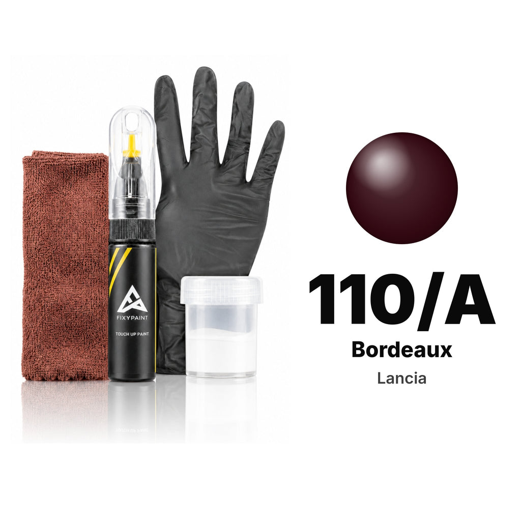 Touch-up paint for Lancia 110/A Bordeaux, Complete kit