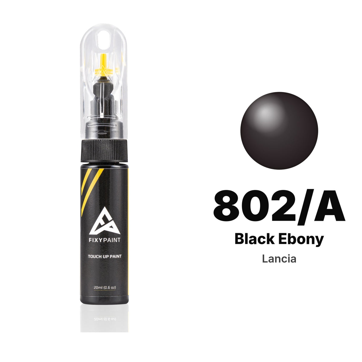Touch-up paint for Lancia 802/A Black Ebony, Basic kit