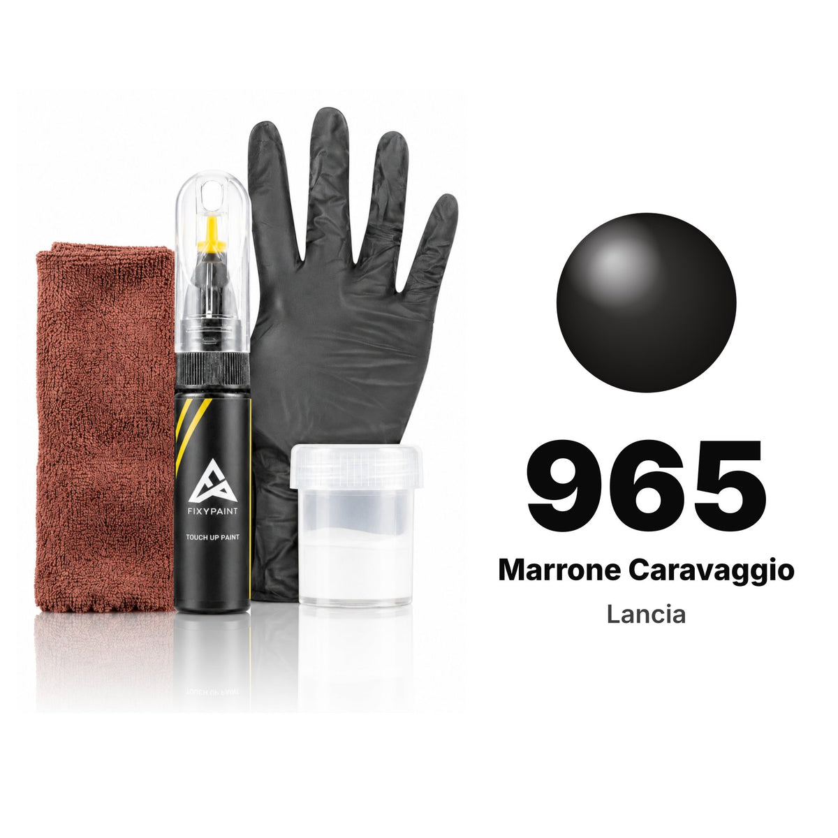 Peinture de retouche pour Lancia – 965 Marrone Caravaggio (tous modèles, depuis 2005), kit Complet