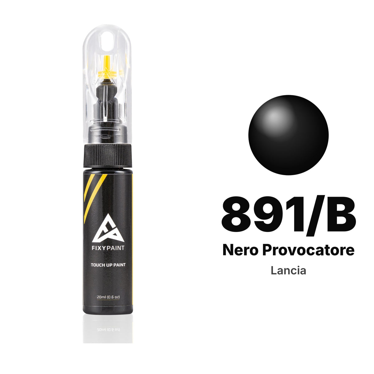 Touch-up paint for Lancia 891/B Nero Provocatore, Basic kit