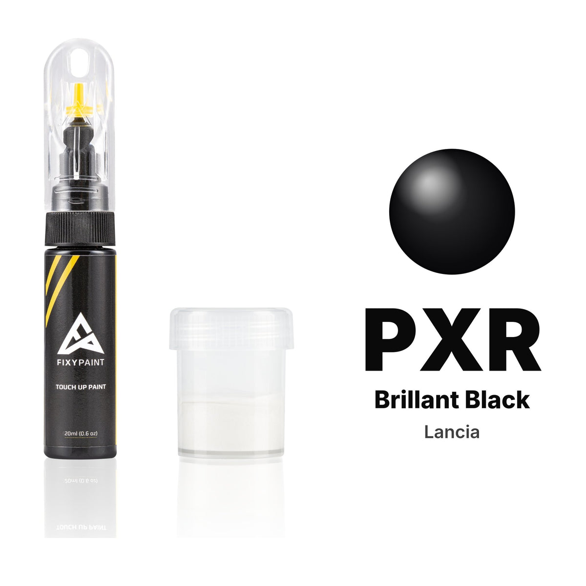 Touch-up paint for Lancia PXR Brillant Black, Standard kit