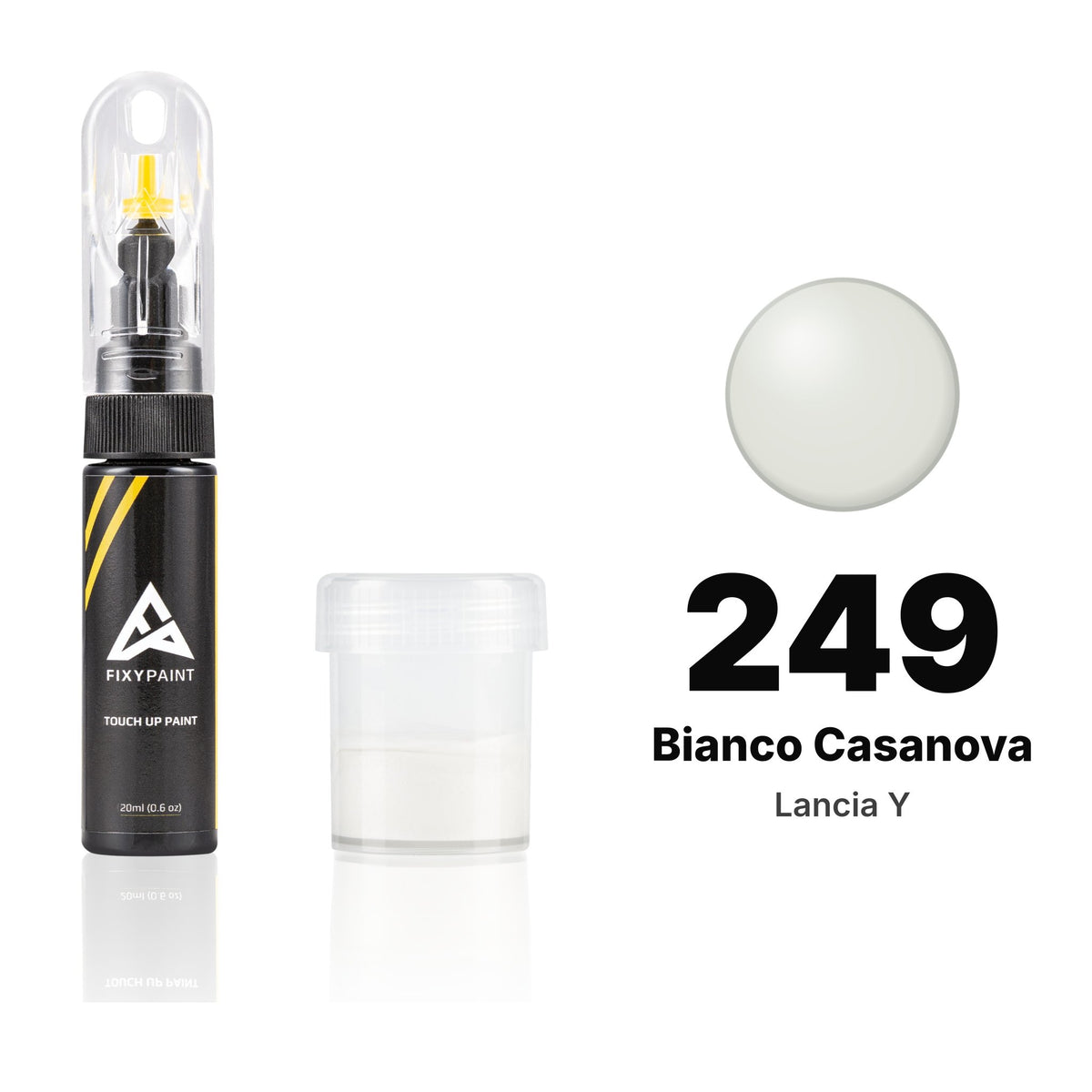 Touch-up paint for Lancia Y 249 Bianco Casanova, Standard kit