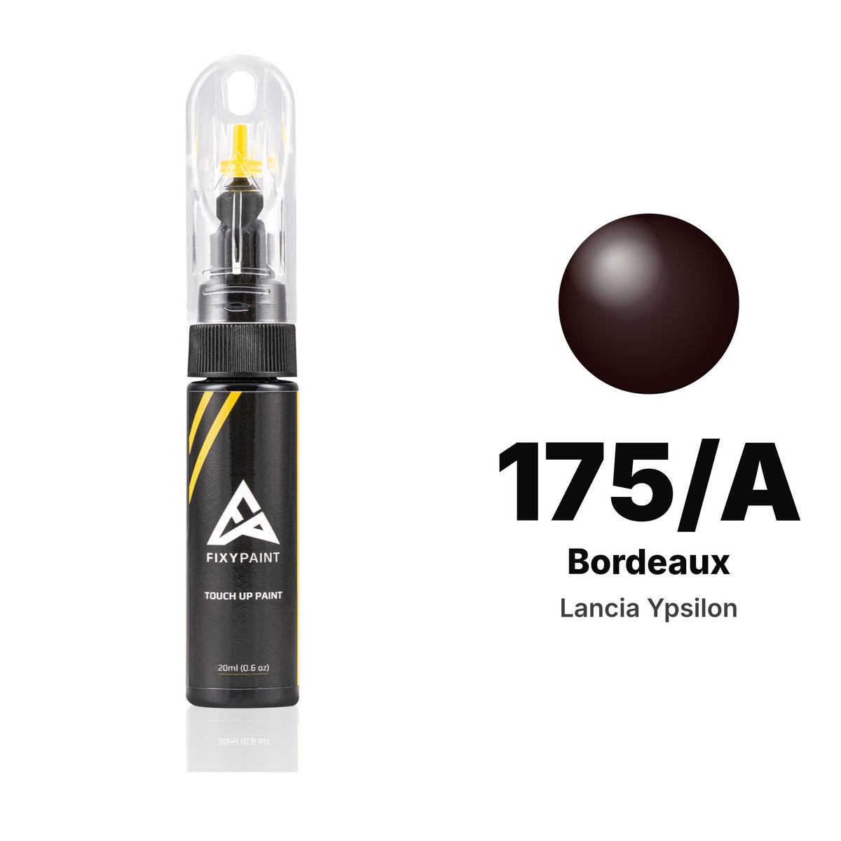Lancia Ypsilon 175/A Bordeaux touch-up paint, Basic kit