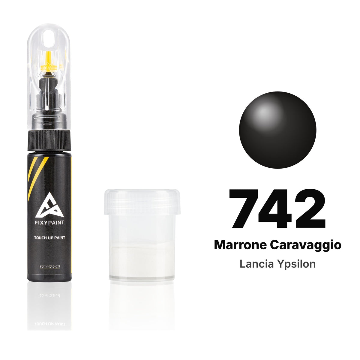 Touch-up paint for Lancia Ypsilon 742 Marrone Caravaggio, Standard kit