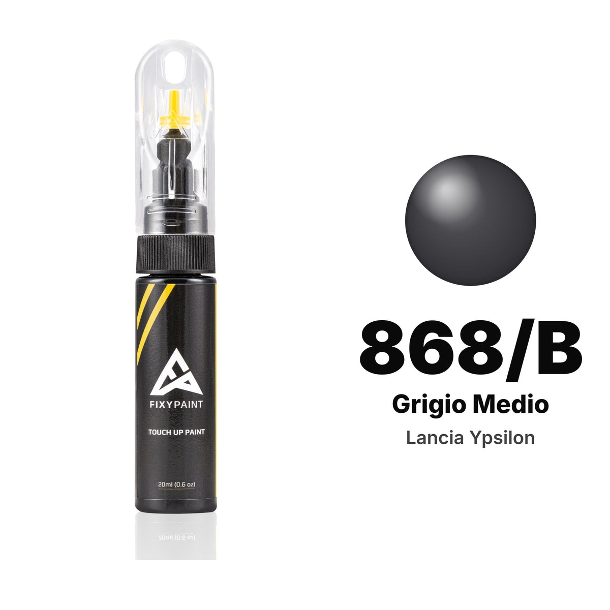 Touch-up paint for Lancia Ypsilon 868/B Grigio Medio, Basic kit