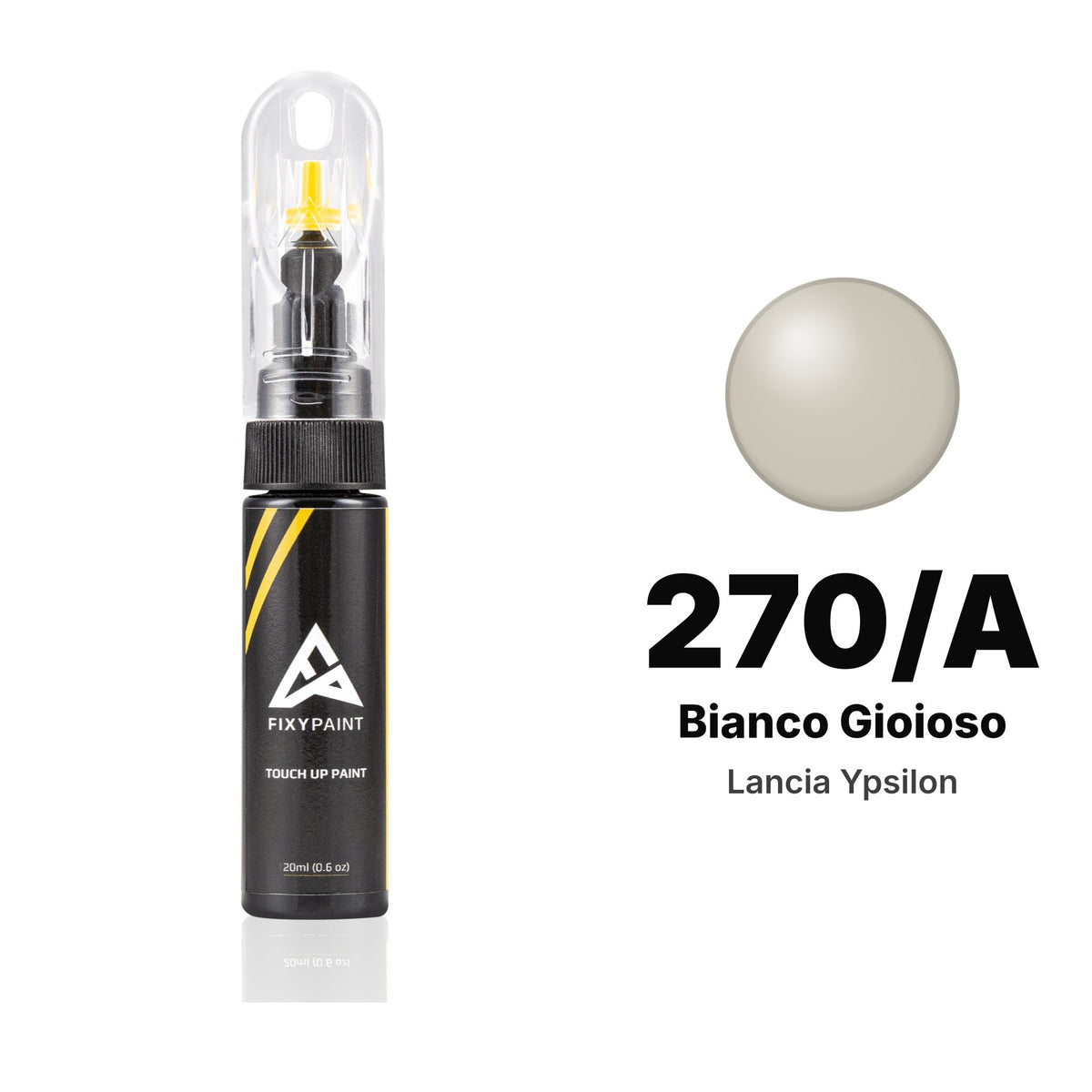 Touch-up paint for Lancia Ypsilon 270/A Bianco Gioioso, Basic kit