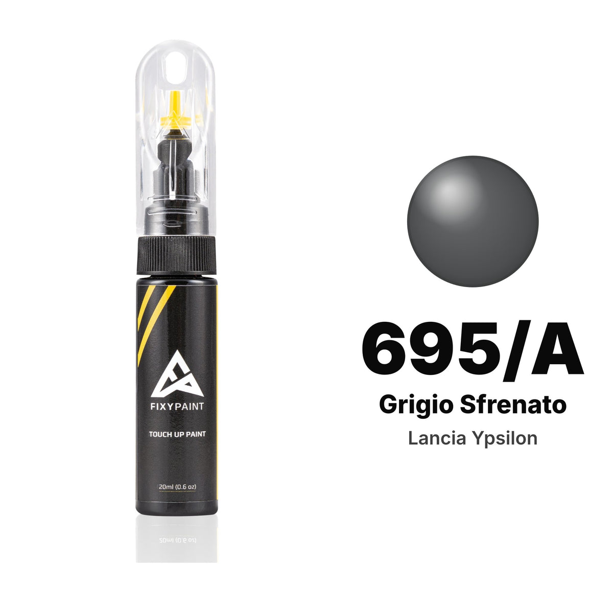 Touch-up paint for Lancia Ypsilon 695/A Grigio Sfrenato, Basic kit