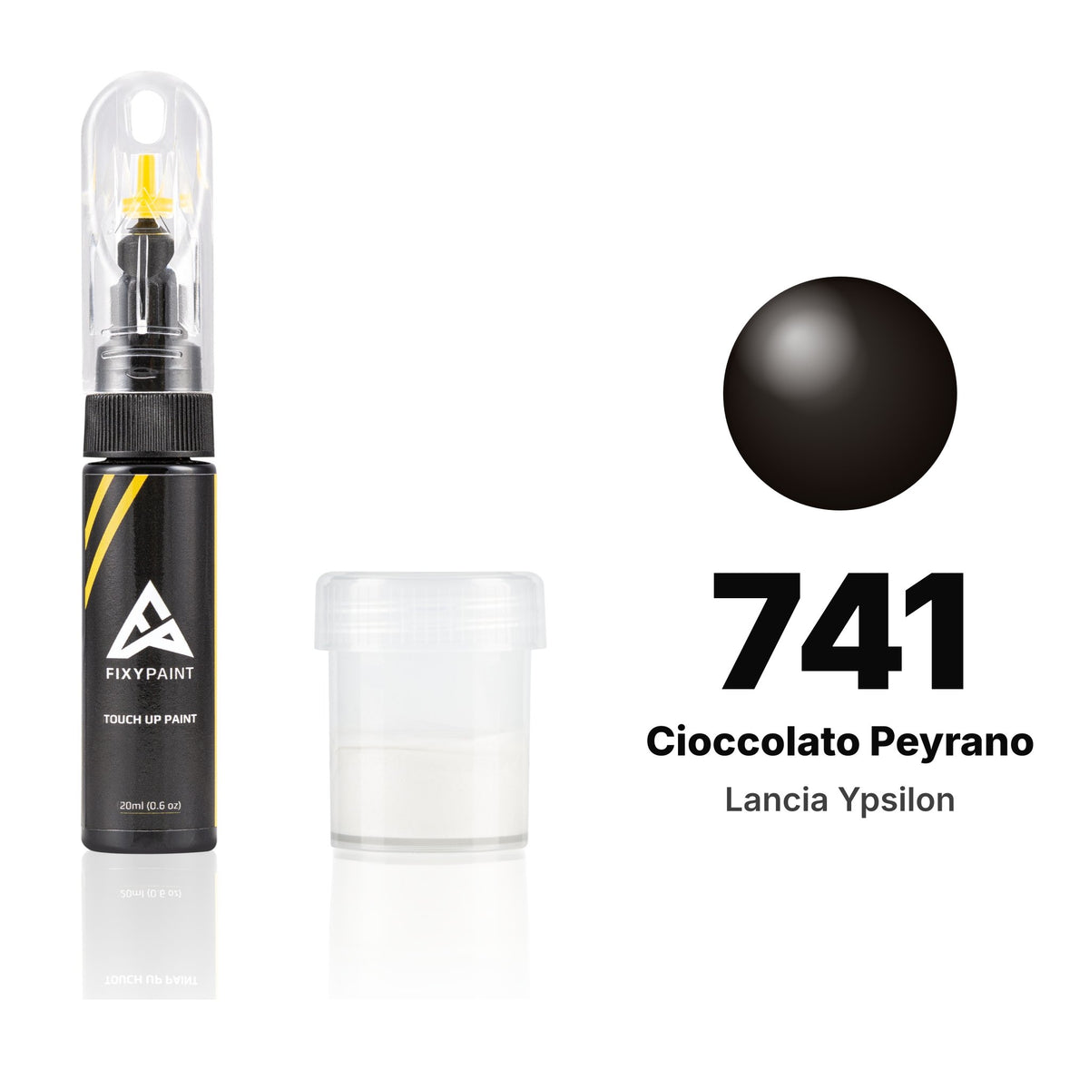 Touch-up paint for Lancia Ypsilon 741 Cioccolato Peyrano, Standard kit