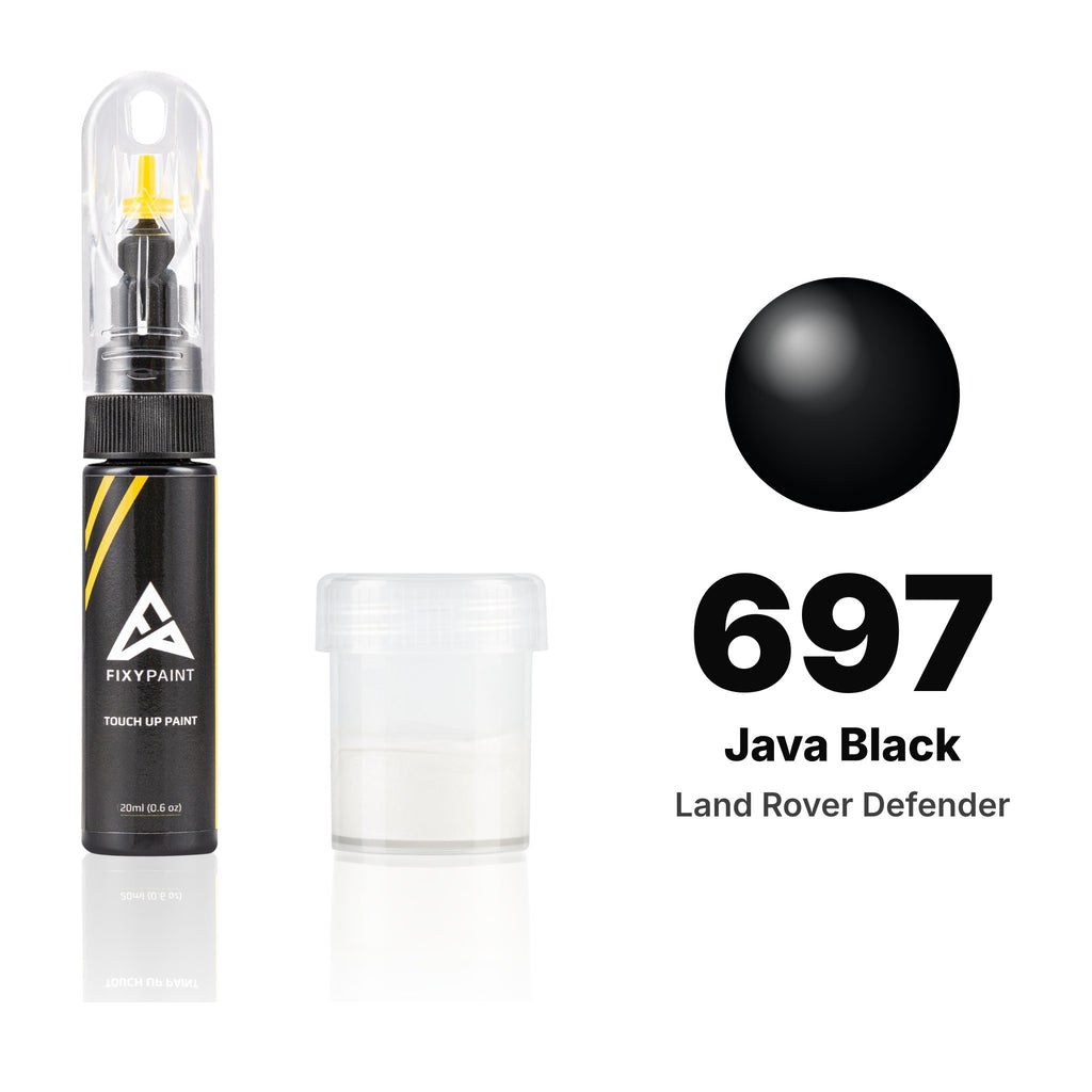 Touch-up paint for Land Rover Defender 697 Java Black, Standard kit