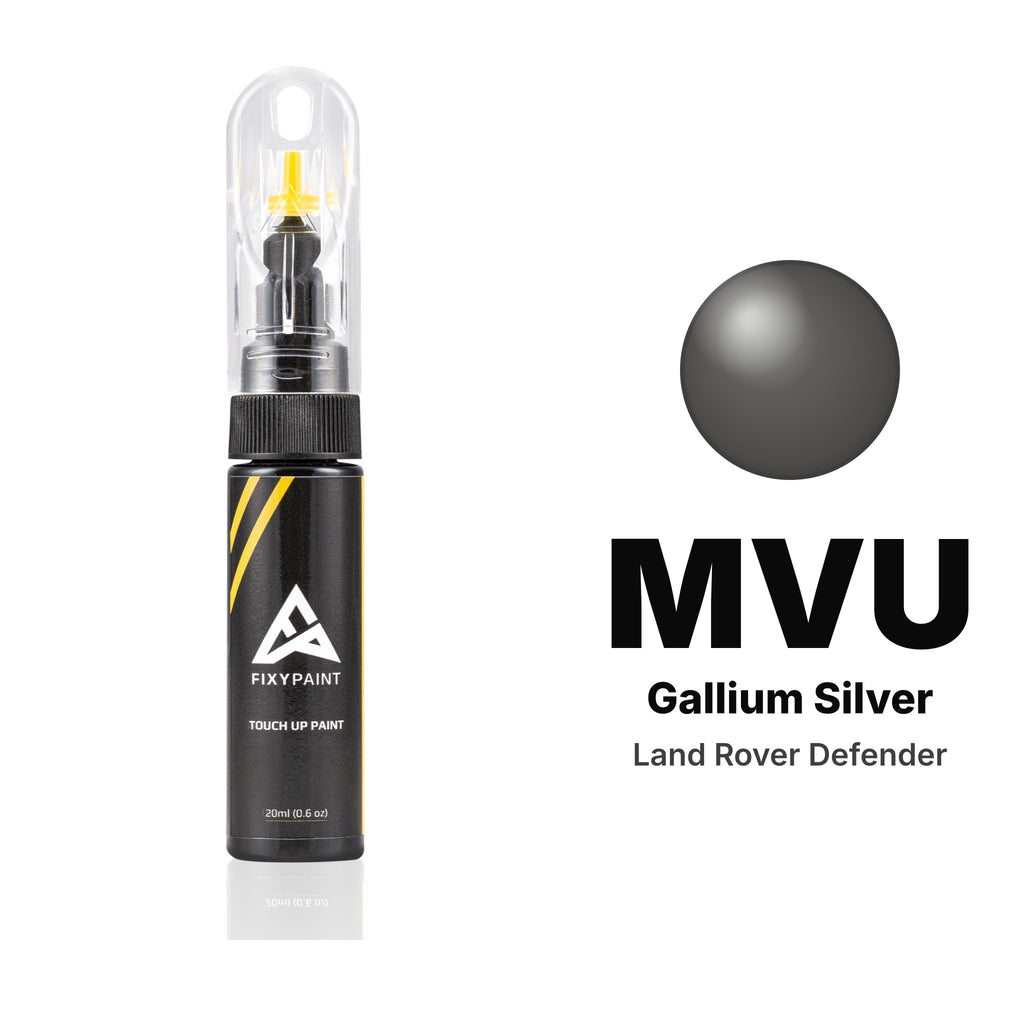 Pintura de retoque para Land Rover Defender – MVU Gallium Silver (2020–2025), kit Básico