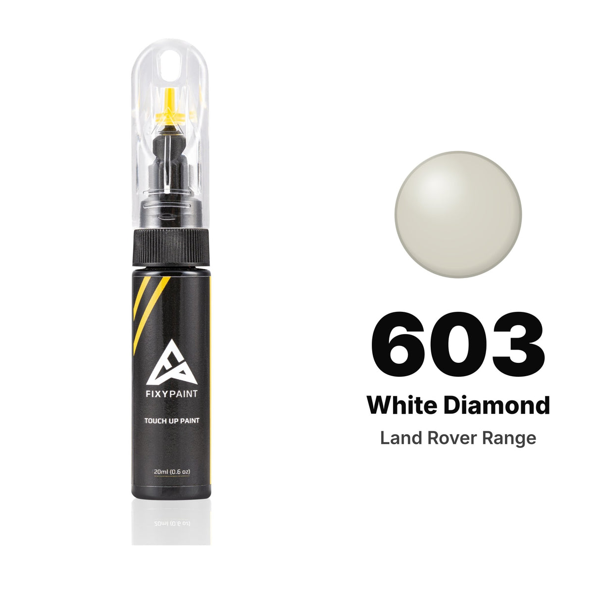 Touch-up paint for Land Rover Range 603 White Diamond, Basic kit