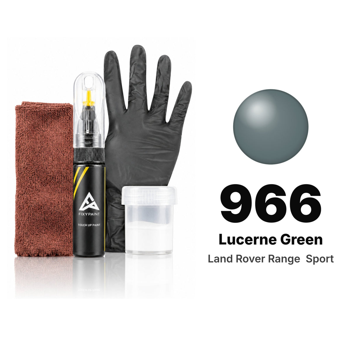 Vernice ritocco per Land Rover Range Sport – 966 Lucerne Green (2007–2010), kit Completo