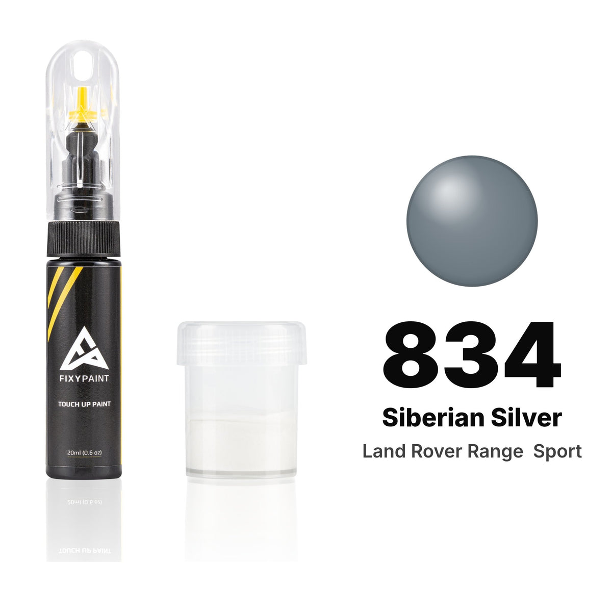 Touch-up paint for Land Rover Range  Sport 834 Siberian Silver, Standard kit