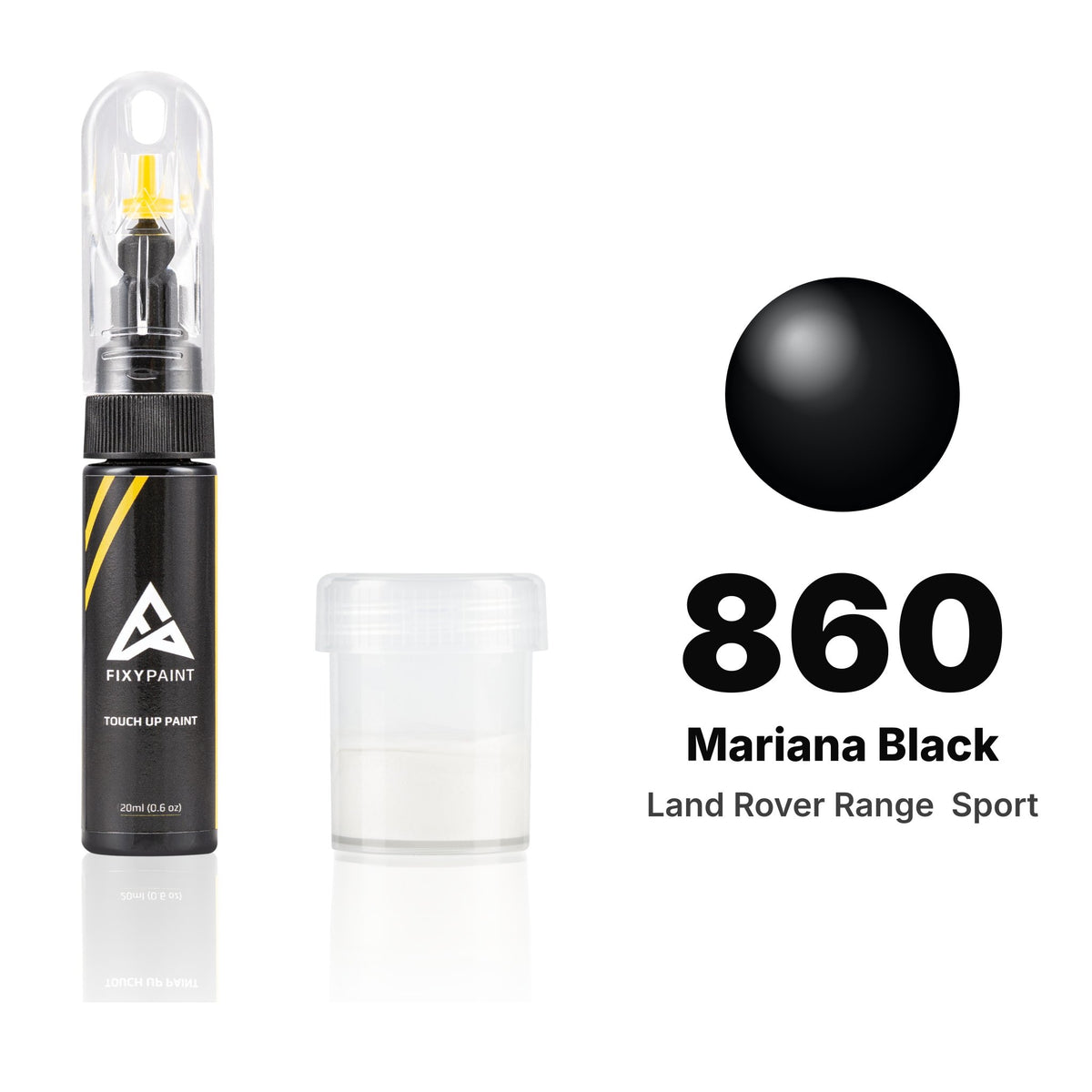 Touch-up paint for Land Rover Range  Sport 860 Mariana Black, Standard kit