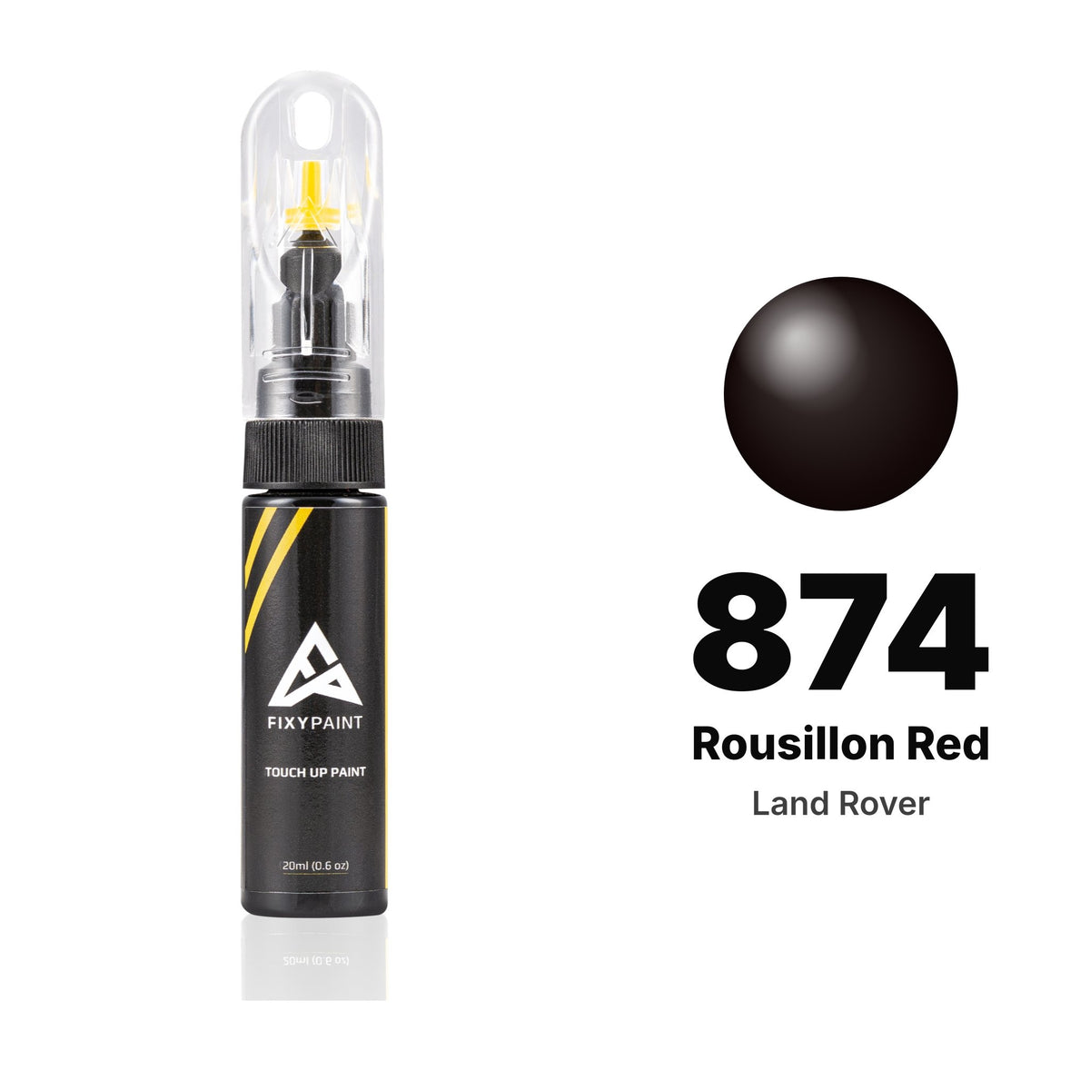 Touch-up paint for Land Rover 874 Rousillon Red, Basic kit