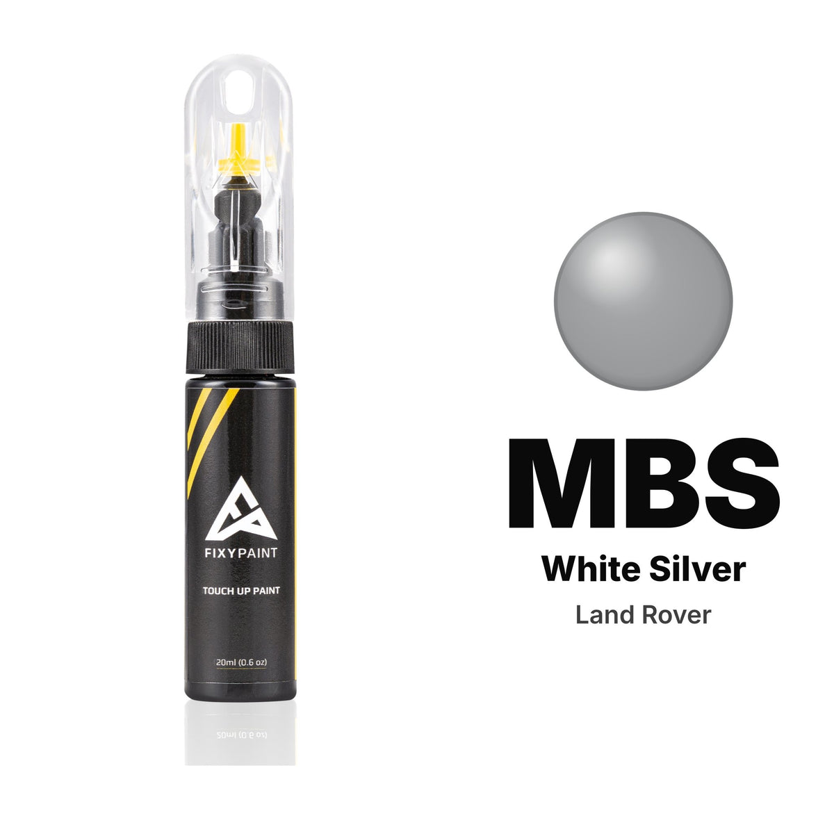 Touch-up paint for Land Rover MBS White Silver, Basic kit