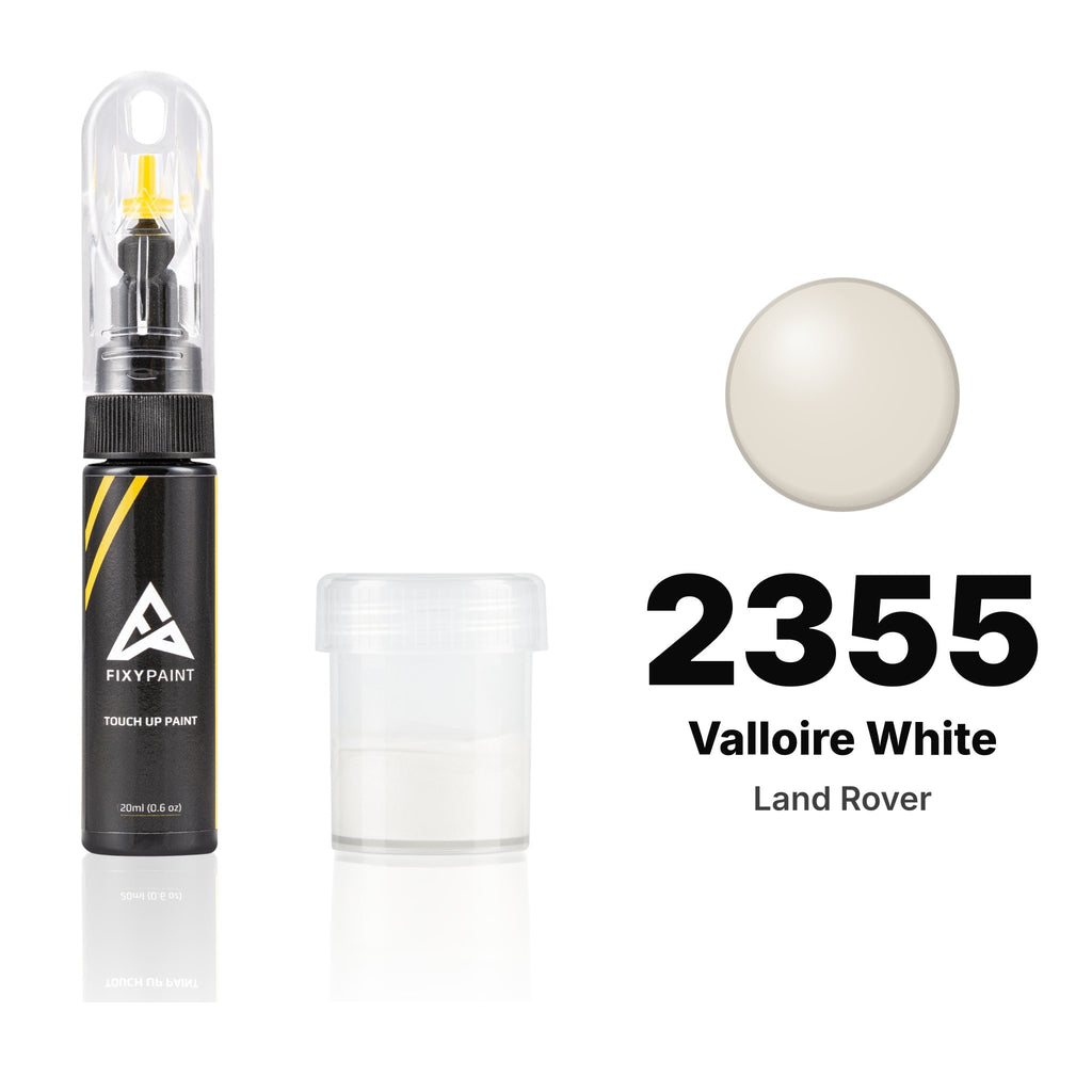 Touch-up paint for Land Rover 2355 Valloire White, Standard kit