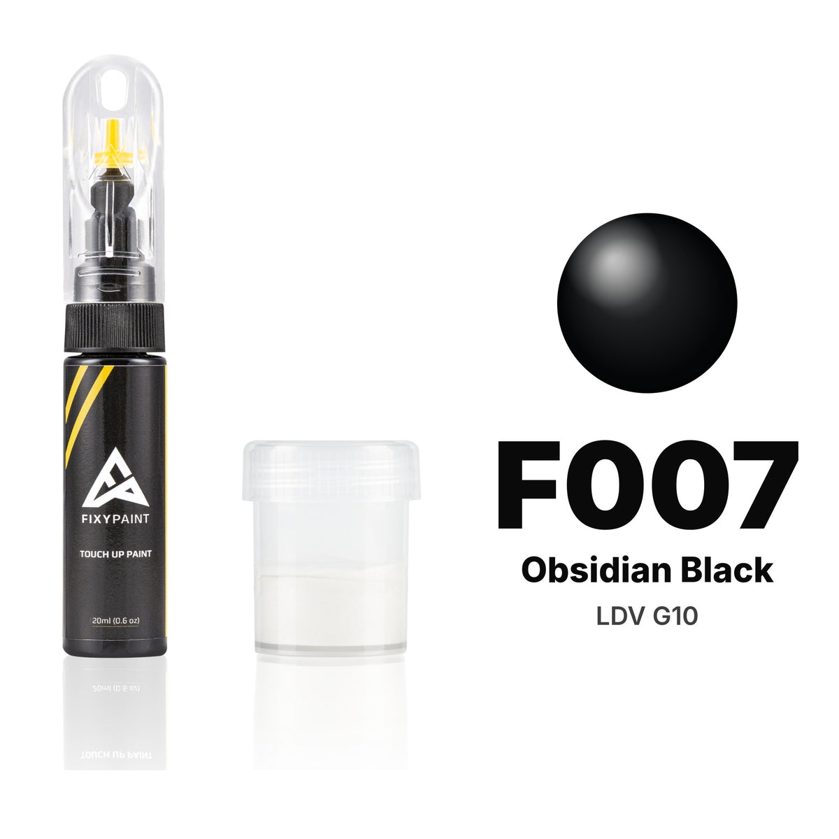 Pintura de retoque para LDV G10 – F007 Obsidian Black (2018), kit Estándar