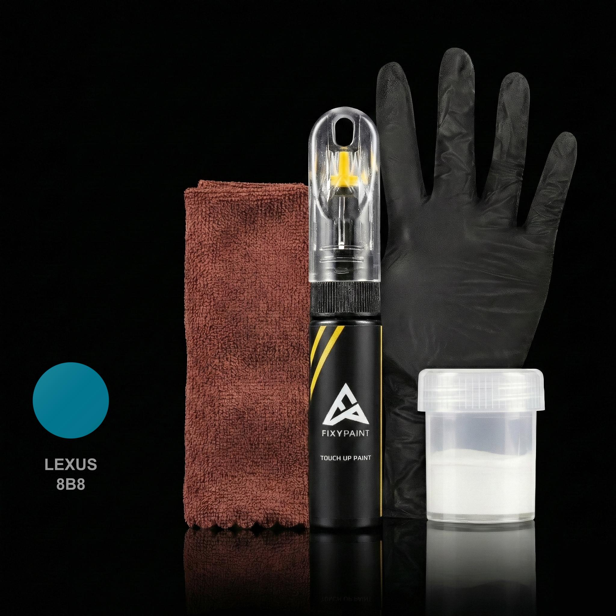 Lexus Universal touch up paint kit - SKY BLUE 8B8 scratch repair