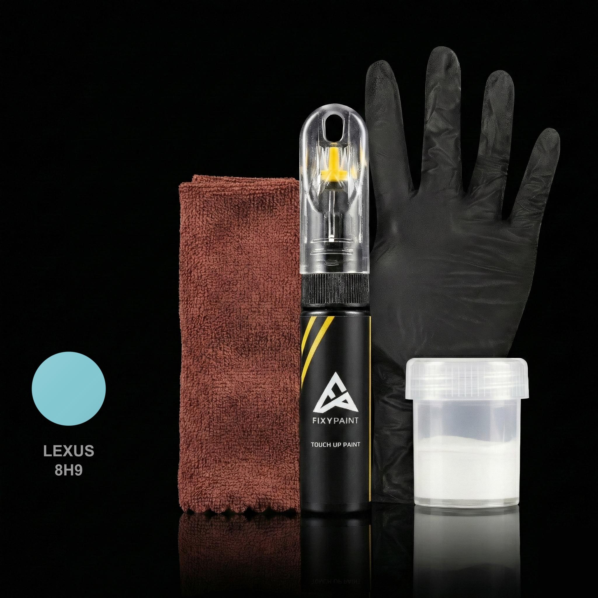 Lexus Universal touch up paint kit - PASTEL BLUE 8H9 scratch repair