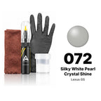Touch-up paint for Lexus GS 072 Silky White Pearl Crystal Shine, Complete kit