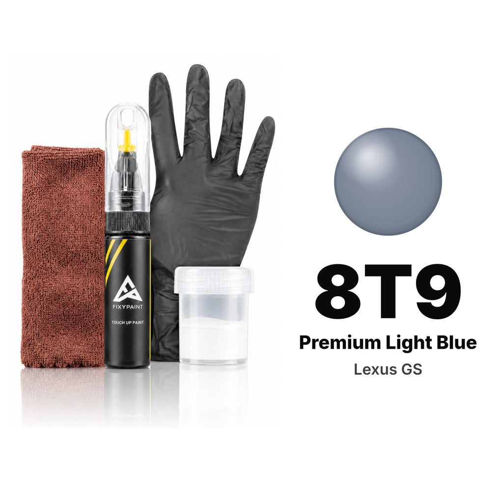 Touch-up paint for Lexus GS 8T9 Premium Light Blue, Complete kit