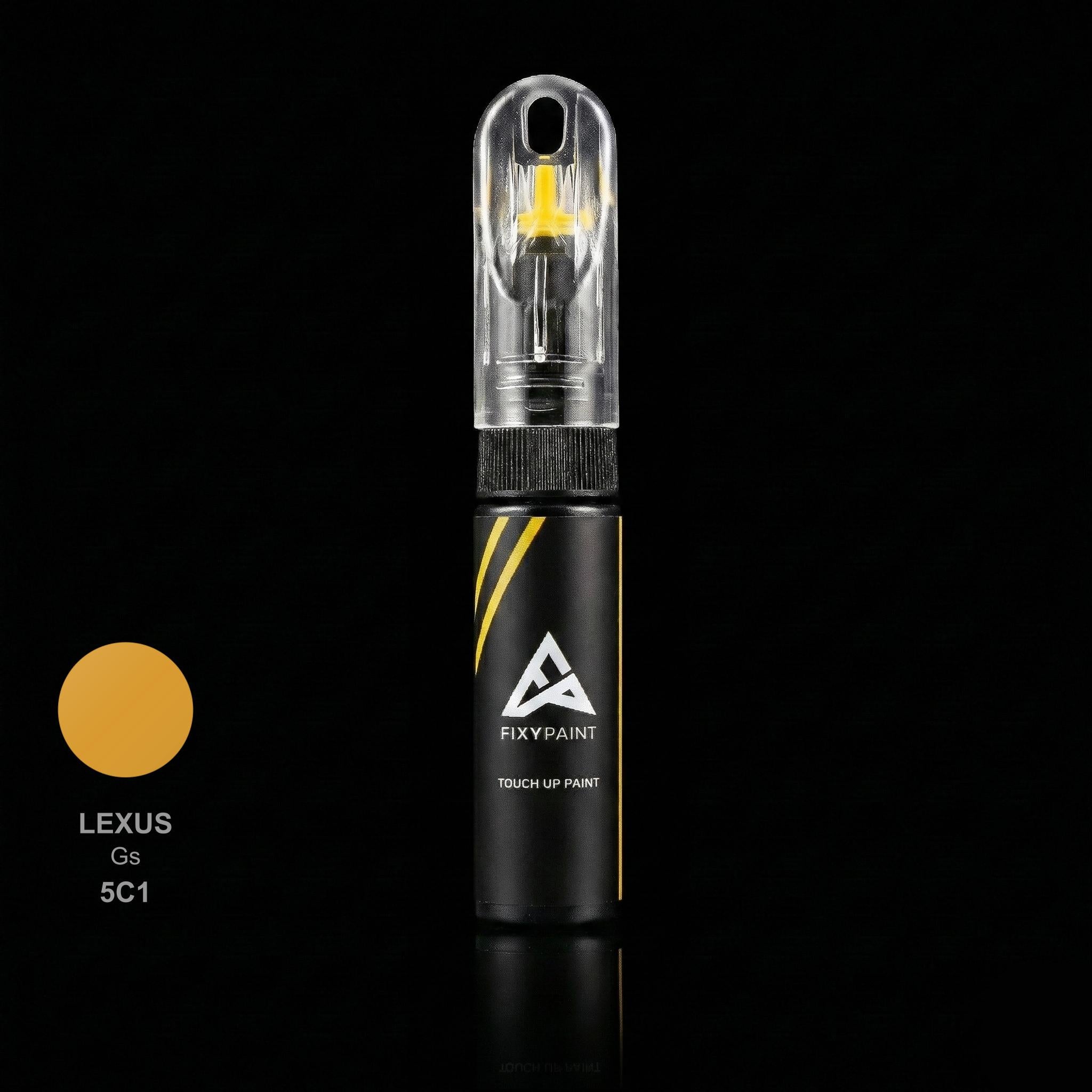 Lexus Gs touch up paint kit - FLARE YELLOW 5C1 scratch repair