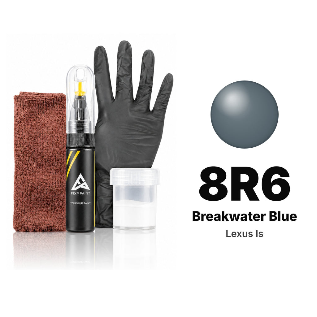Touch-up paint for Lexus IS 8R6 Breakwater Blue, Complete kit