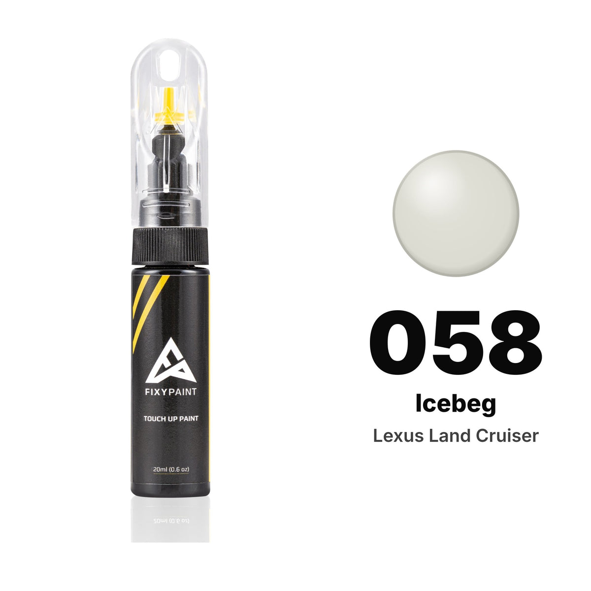 Touch-up paint for Lexus Land Cruiser 058 Icebeg, Basic kit