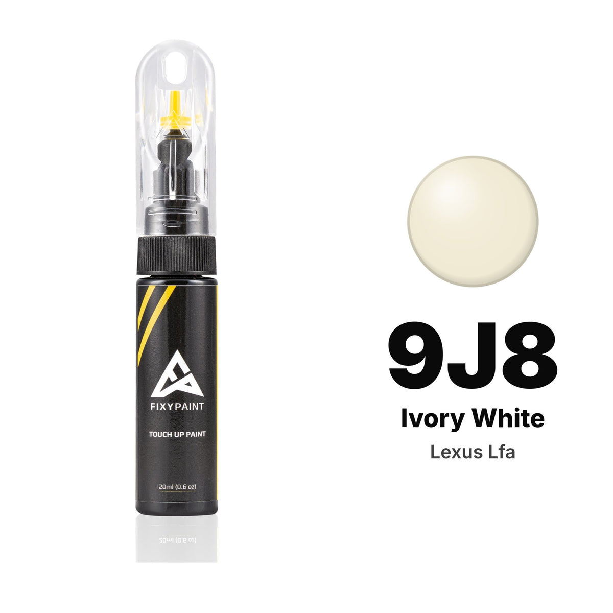 Lexus Lfa 9J8 Ivory White touch-up paint, Basic kit