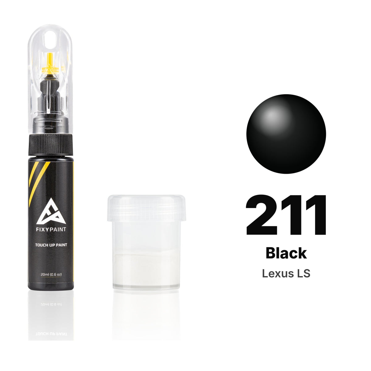 Touch-up paint for Lexus LS 211 Black, Standard kit