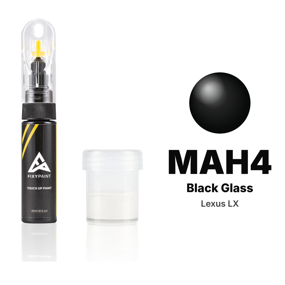 Touch-up paint for Lexus LX MAH4 Black Glass, Standard kit