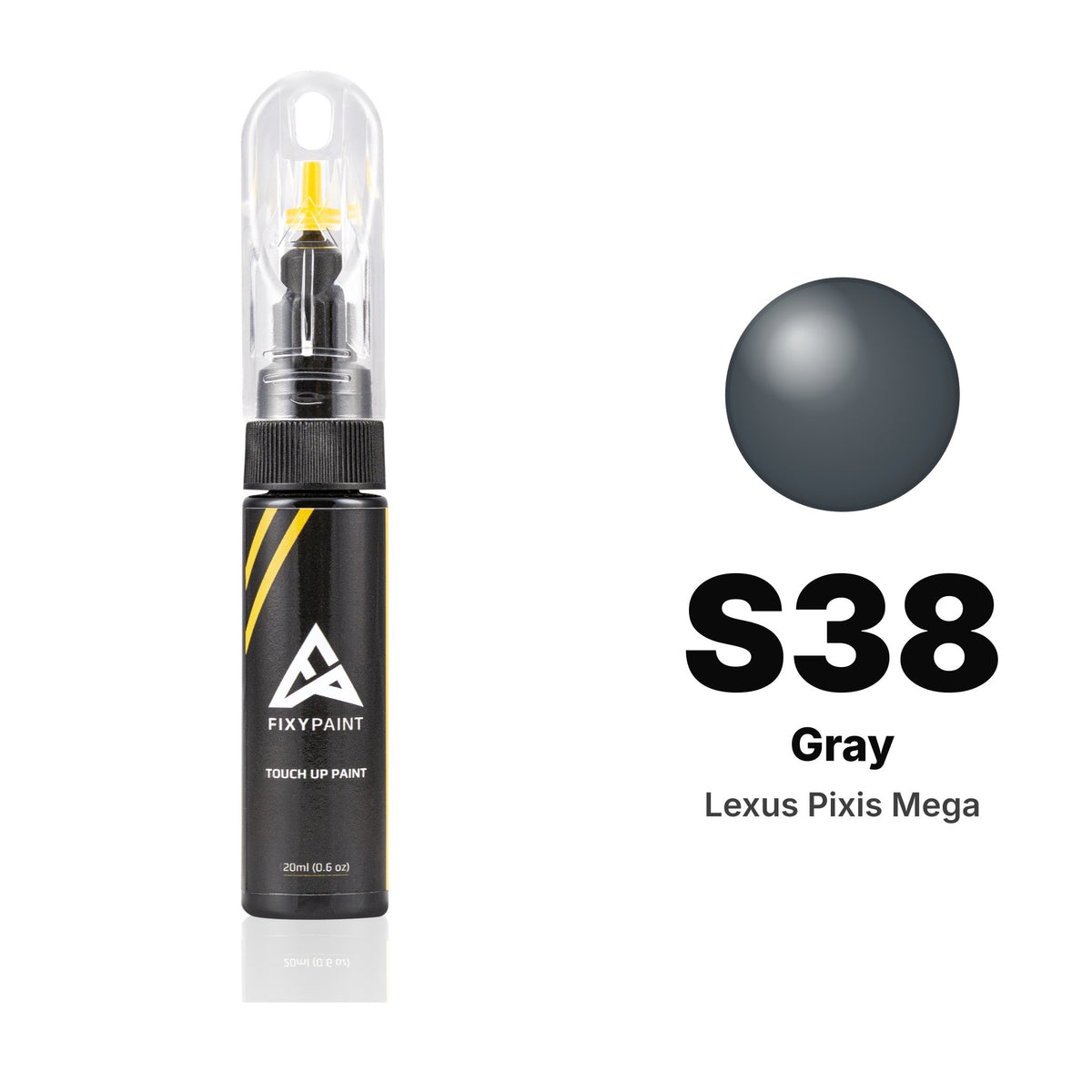 Lexus Pixis Mega S38 Gray touch-up paint, Basic kit