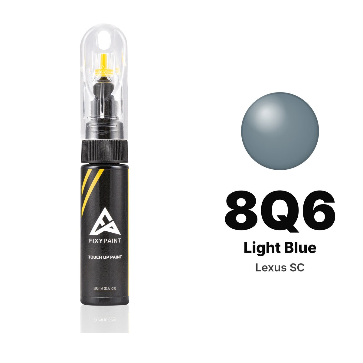 Lexus SC 8Q6 Light Blue touch-up paint, Basic kit