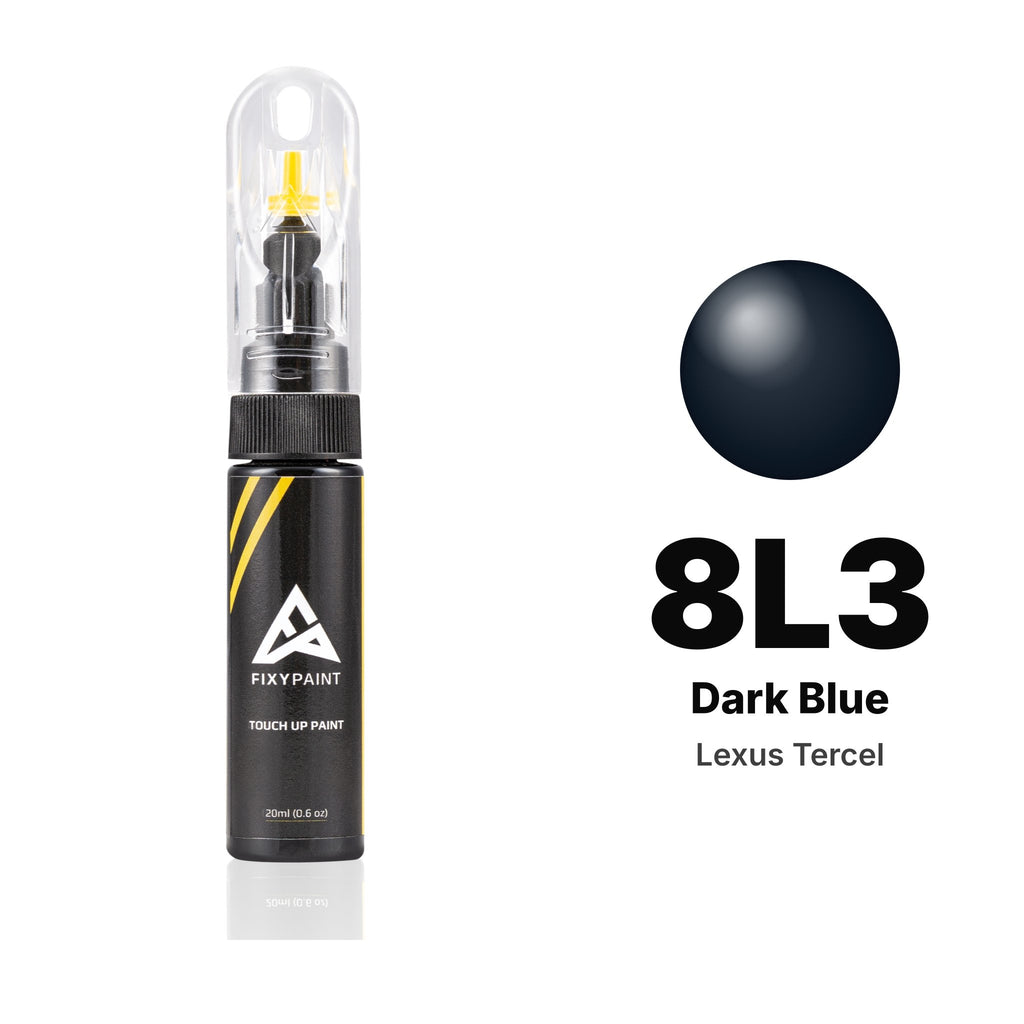 Touch-up paint for Lexus Tercel 8L3 Dark Blue, Basic kit
