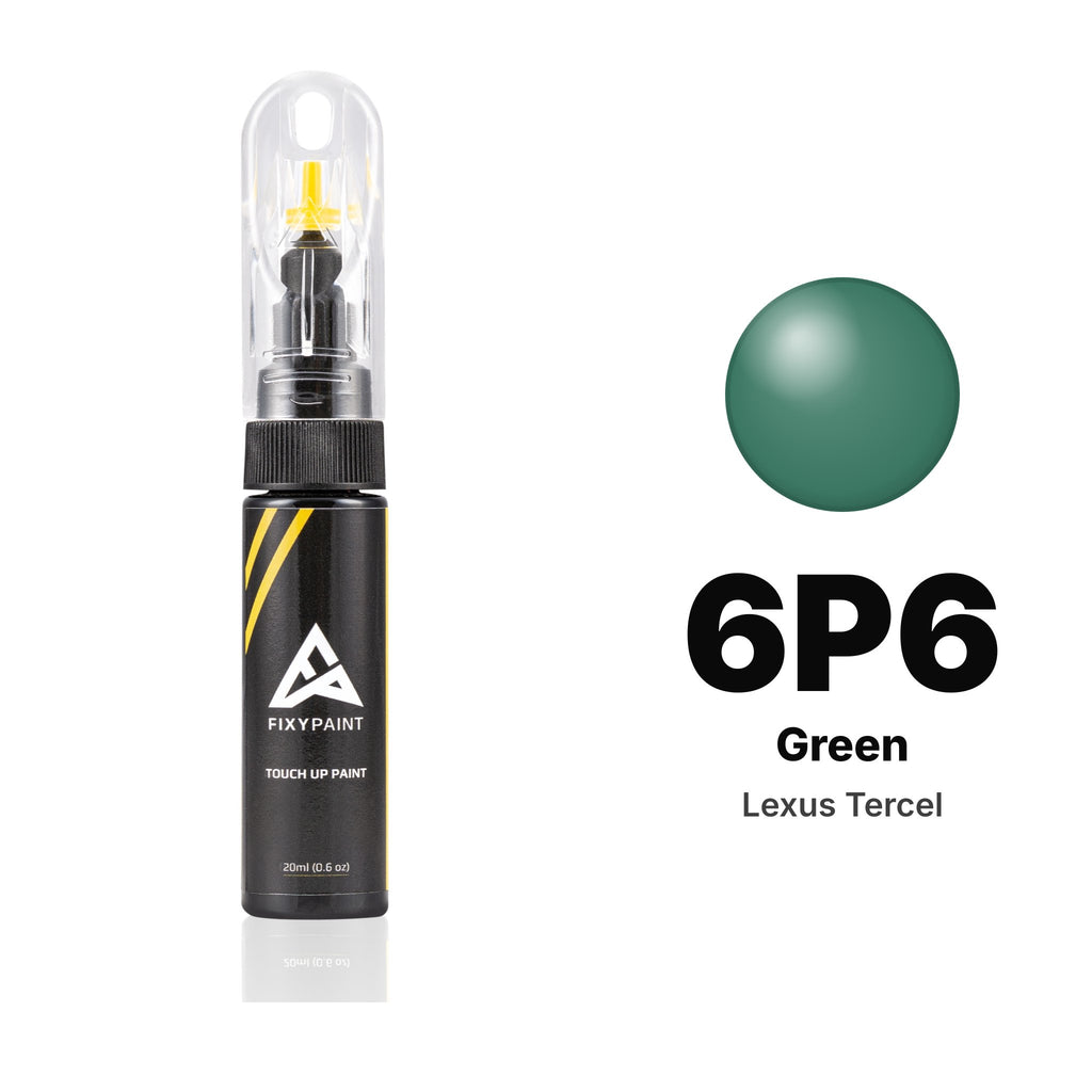 Touch-up paint for Lexus Tercel 6P6 Green, Basic kit