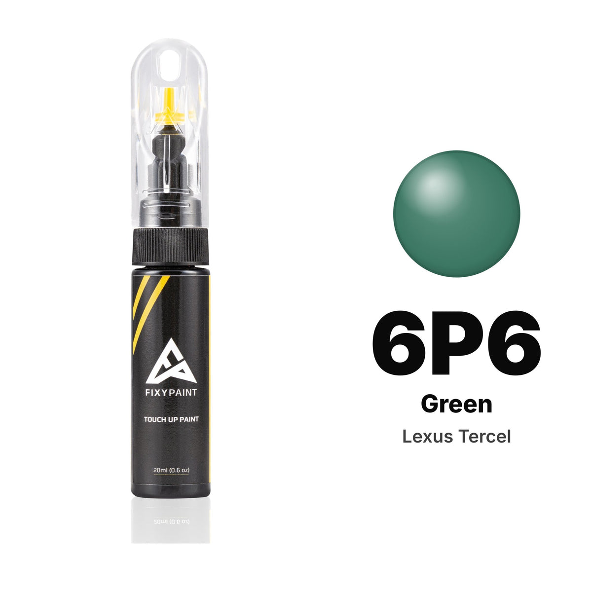 Lexus Tercel 6P6 Green touch-up paint, Basic kit