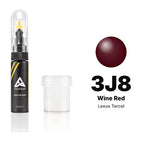 Touch-up paint for Lexus Tercel 3J8 Wine Red, Standard kit